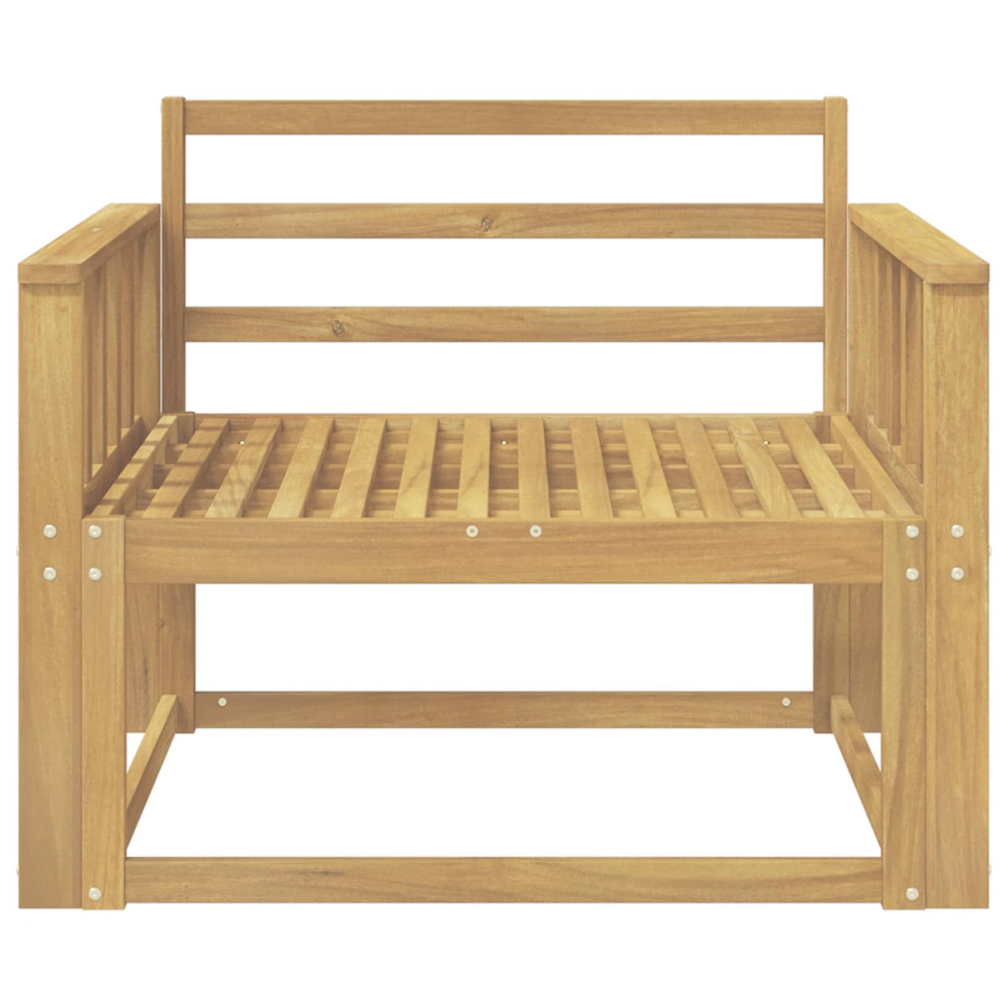 Buiten Midden Sofa Massief Acaciahout Wit is nu te koop bij PeponiXL, paradijselijk wonen!