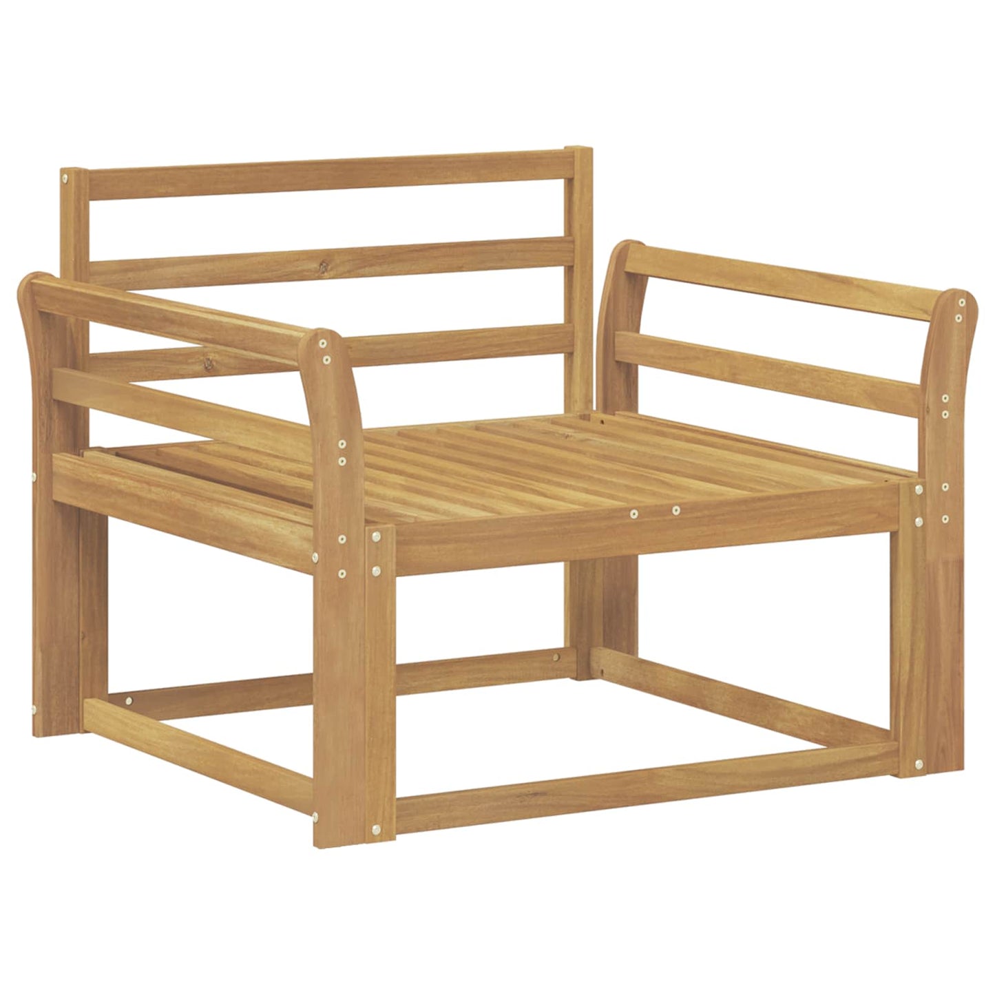 Buiten Midden Sofa Massief Acaciahout Wit is nu te koop bij PeponiXL, paradijselijk wonen!