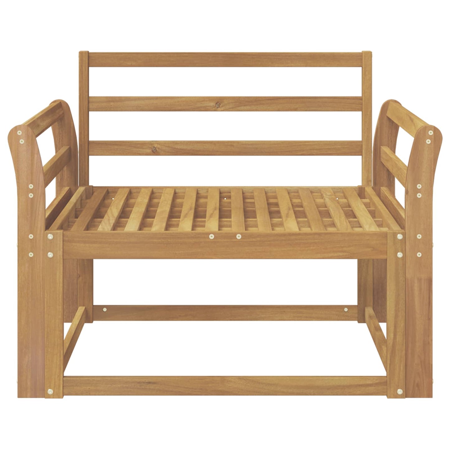 Buiten Midden Sofa Massief Acaciahout Wit is nu te koop bij PeponiXL, paradijselijk wonen!
