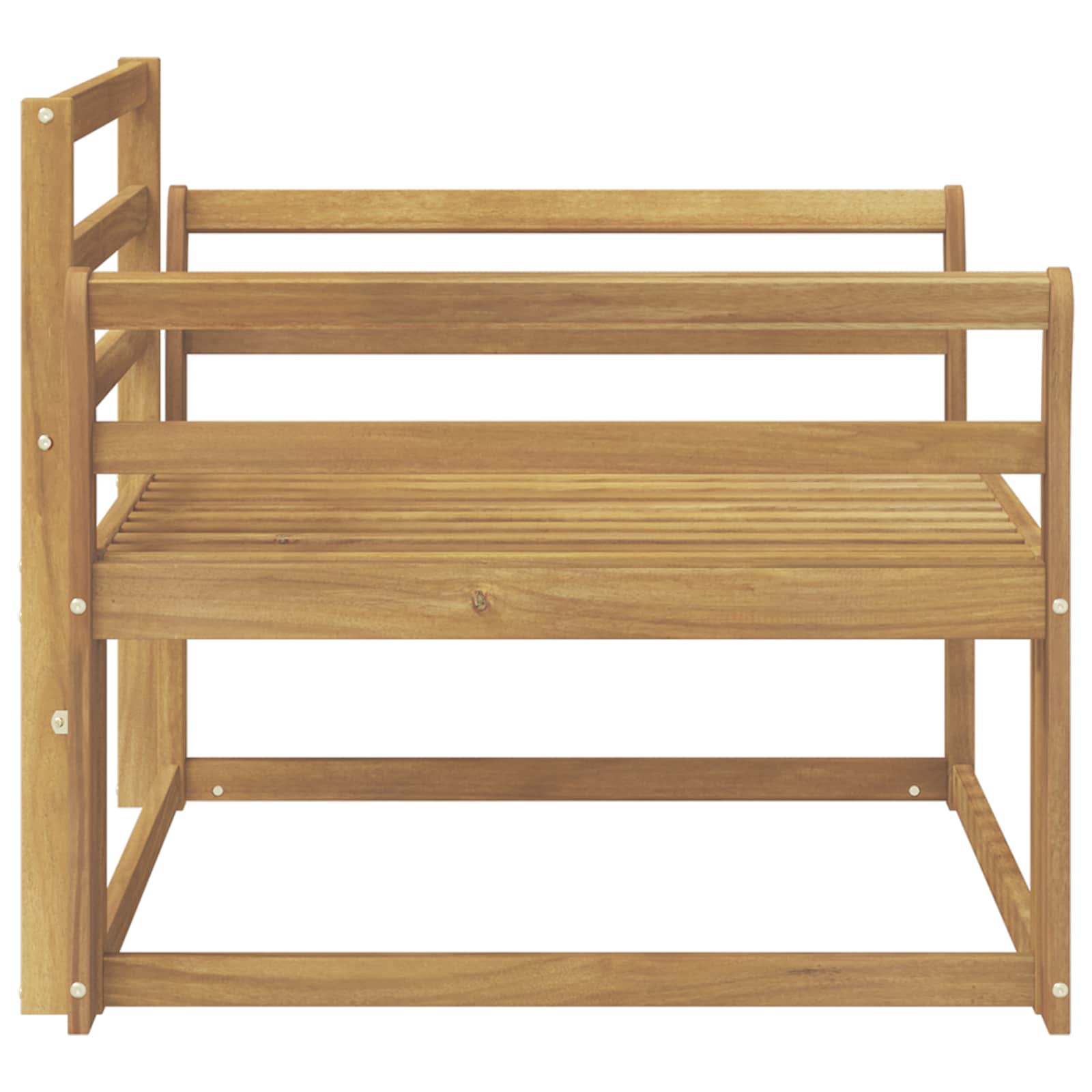 Buiten Midden Sofa Massief Acaciahout Wit is nu te koop bij PeponiXL, paradijselijk wonen!