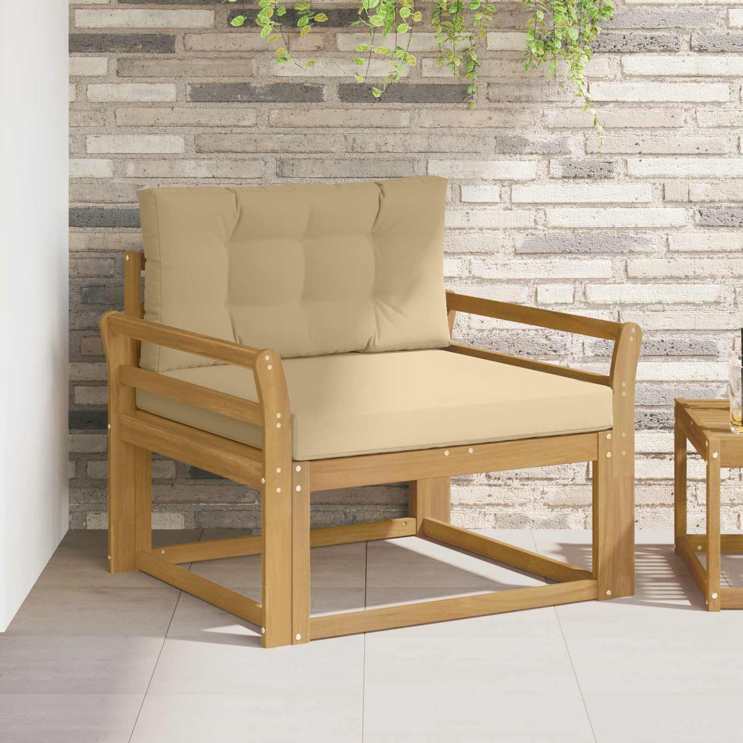 Buiten Midden Sofa Polyester Wit is nu te koop bij PeponiXL, paradijselijk wonen!