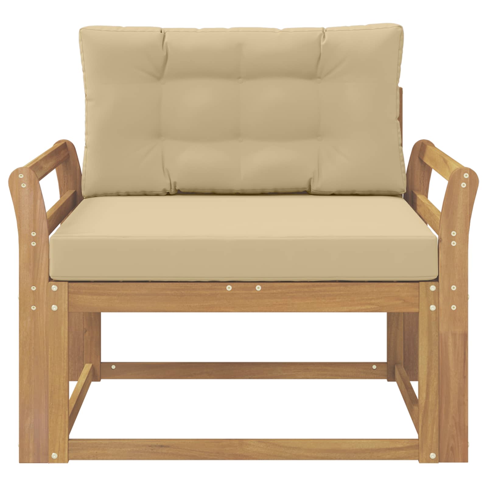 Buiten Midden Sofa Polyester Wit is nu te koop bij PeponiXL, paradijselijk wonen!