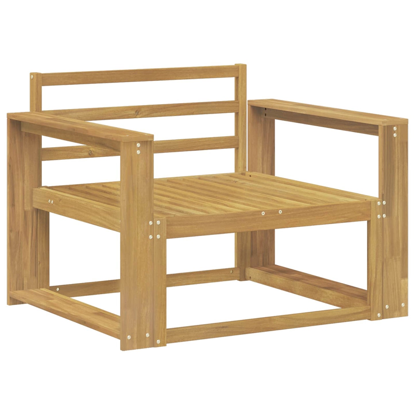 Buiten Midden Sofa Massief Acaciahout Wit is nu te koop bij PeponiXL, paradijselijk wonen!