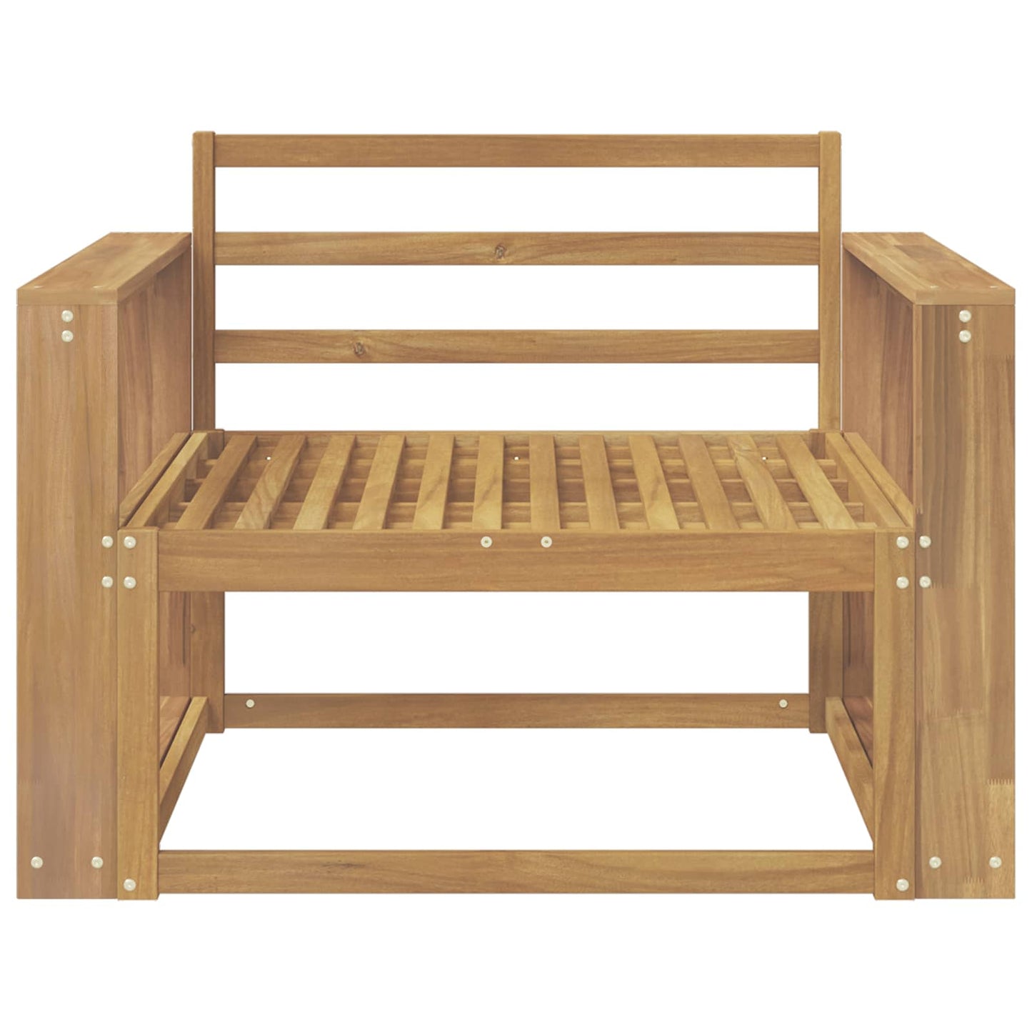 Buiten Midden Sofa Massief Acaciahout Wit is nu te koop bij PeponiXL, paradijselijk wonen!
