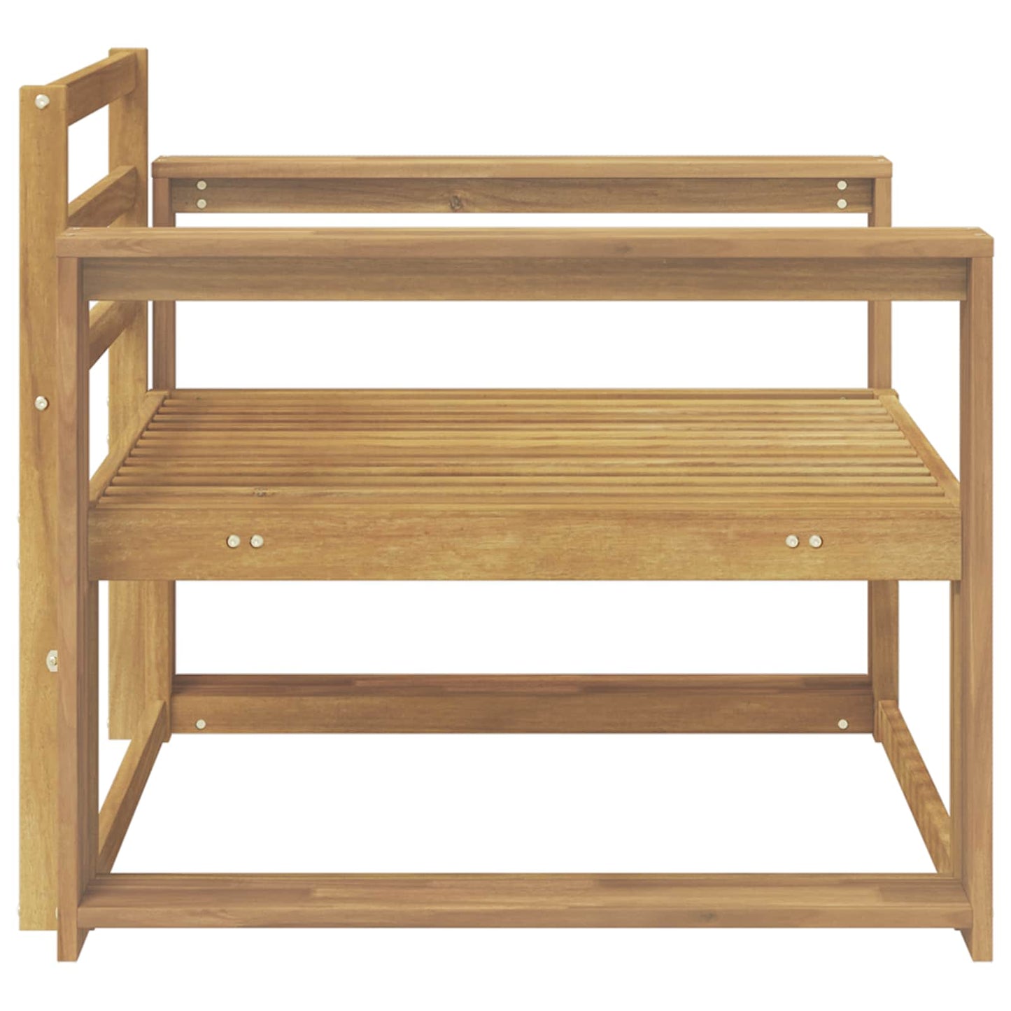 Buiten Midden Sofa Massief Acaciahout Wit is nu te koop bij PeponiXL, paradijselijk wonen!