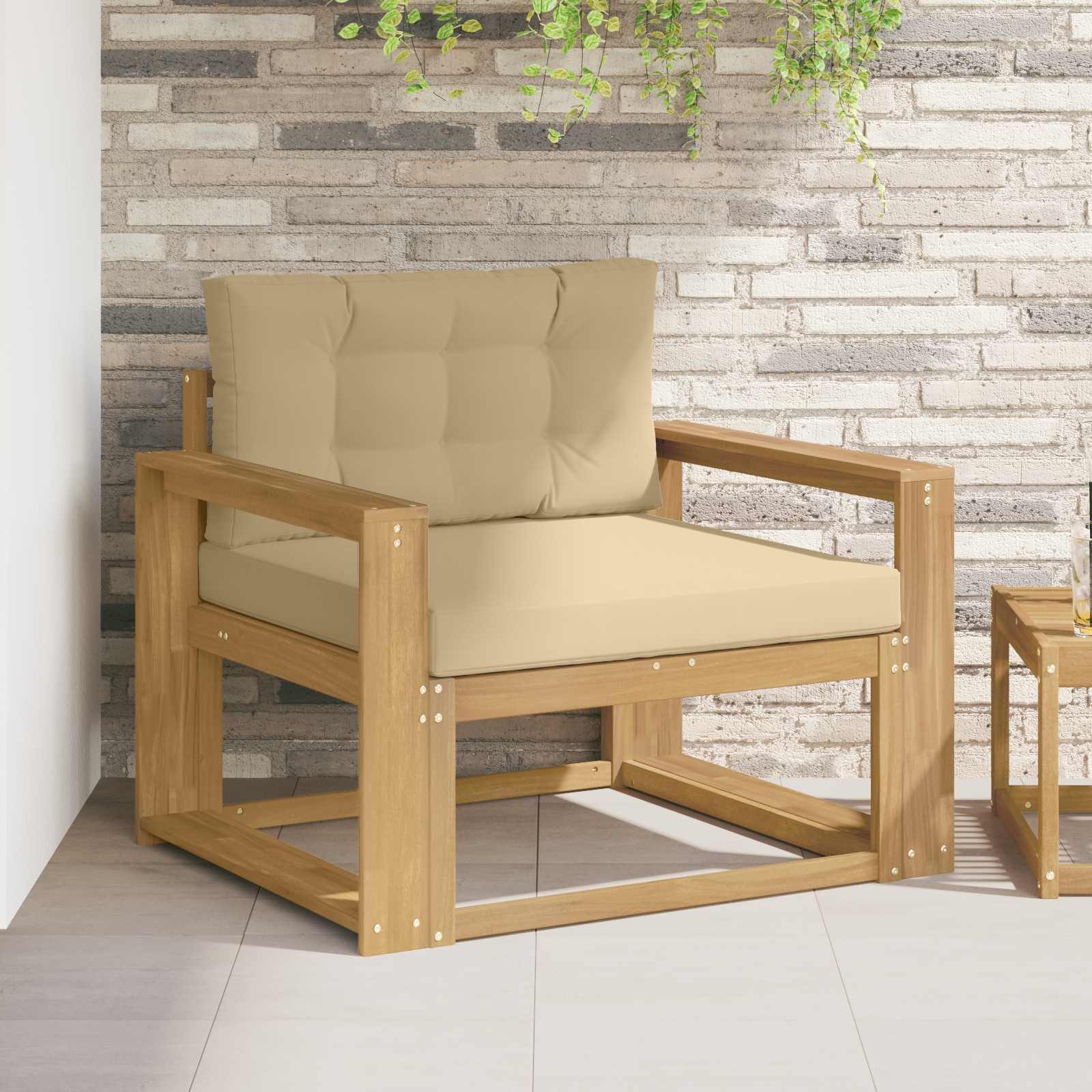Buiten Midden Sofa Polyester Wit is nu te koop bij PeponiXL, paradijselijk wonen!