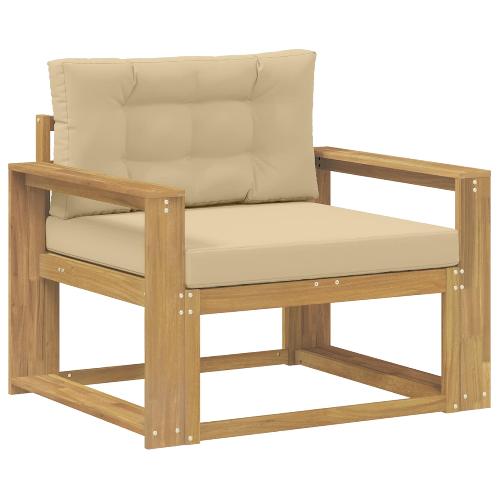 Buiten Midden Sofa Polyester Wit is nu te koop bij PeponiXL, paradijselijk wonen!