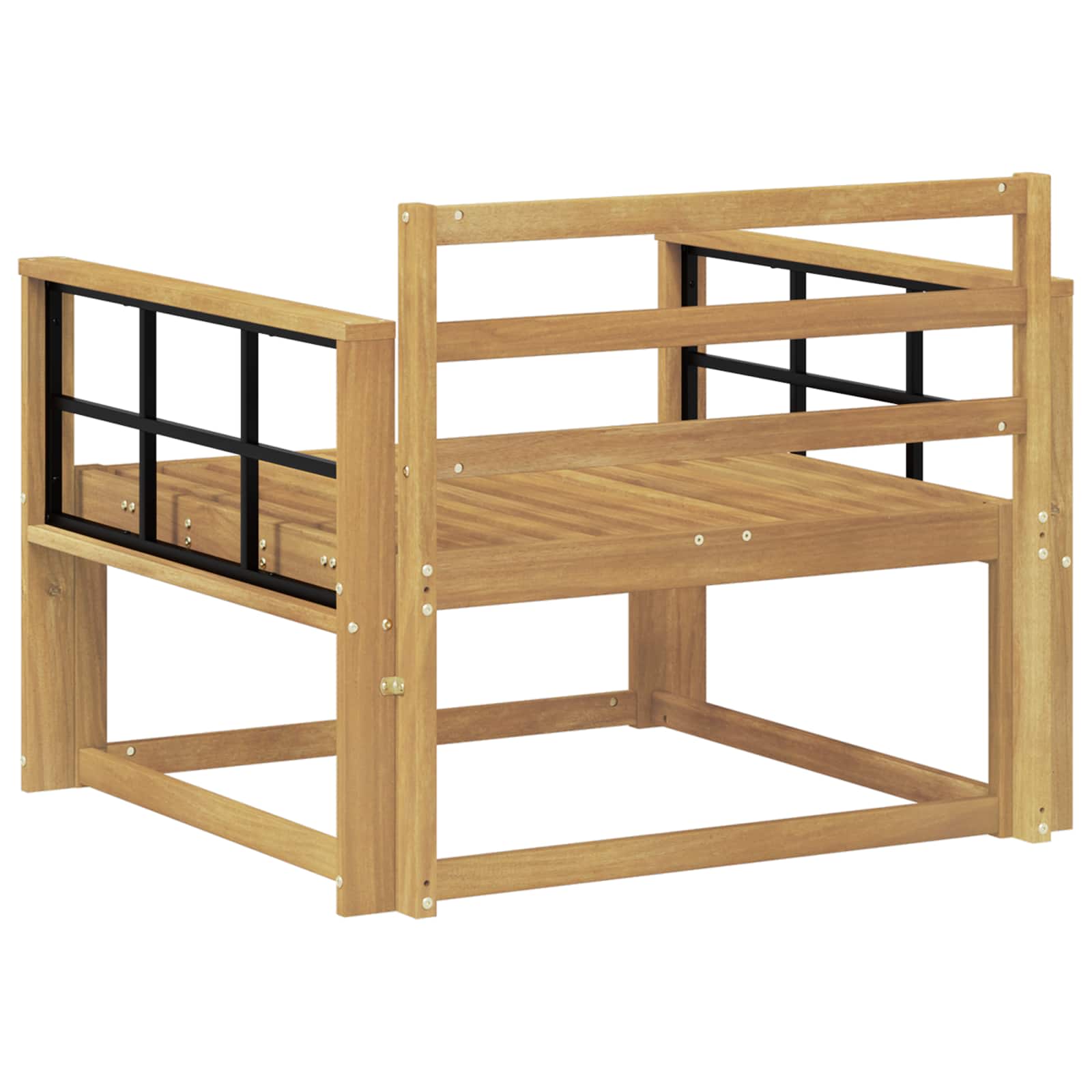 Buiten Midden Sofa Massief Acaciahout Wit is nu te koop bij PeponiXL, paradijselijk wonen!