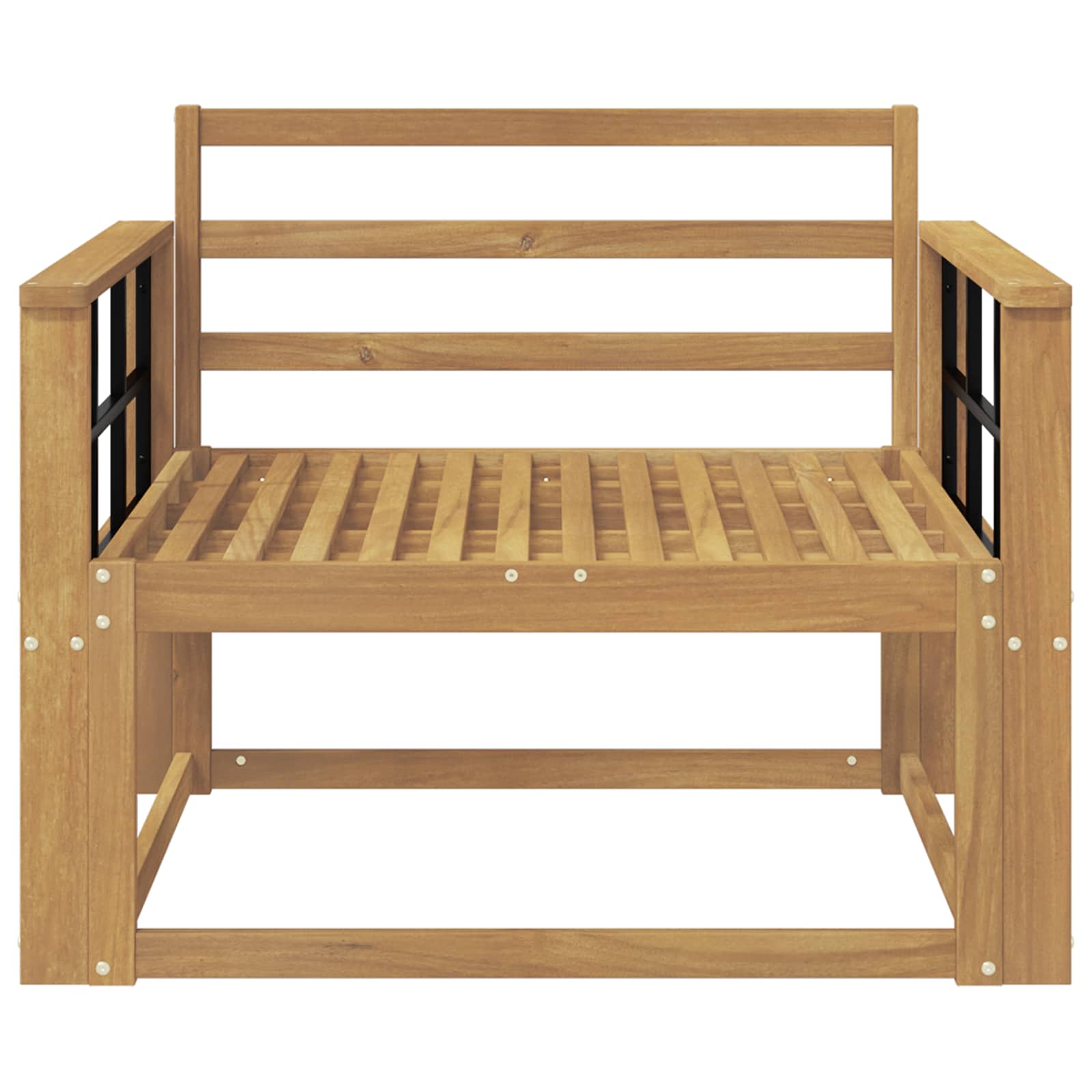 Buiten Midden Sofa Massief Acaciahout Wit is nu te koop bij PeponiXL, paradijselijk wonen!