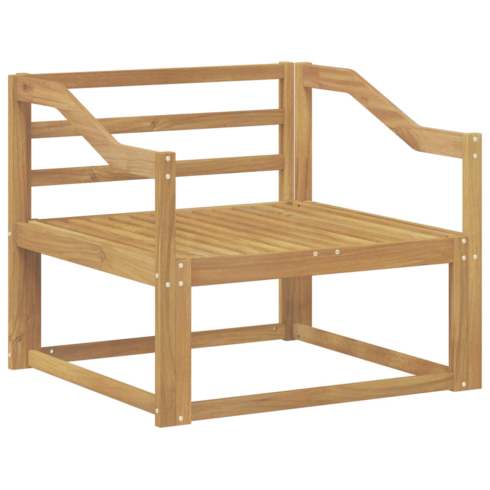 Buiten Midden Sofa Massief Acaciahout Wit is nu te koop bij PeponiXL, paradijselijk wonen!