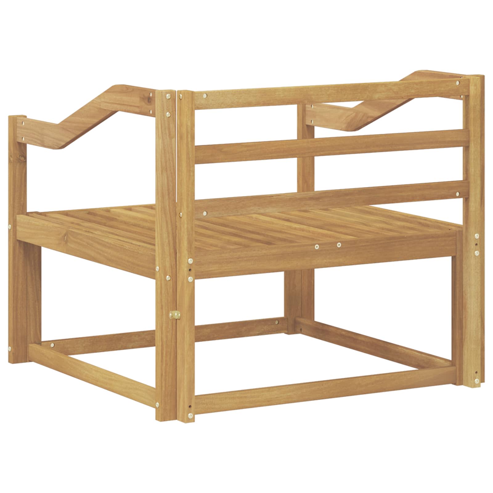 Buiten Midden Sofa Massief Acaciahout Wit is nu te koop bij PeponiXL, paradijselijk wonen!