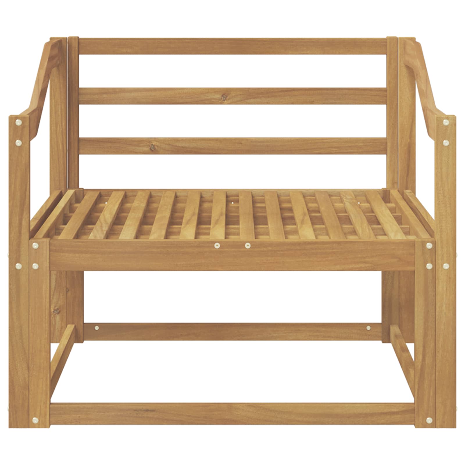 Buiten Midden Sofa Massief Acaciahout Wit is nu te koop bij PeponiXL, paradijselijk wonen!