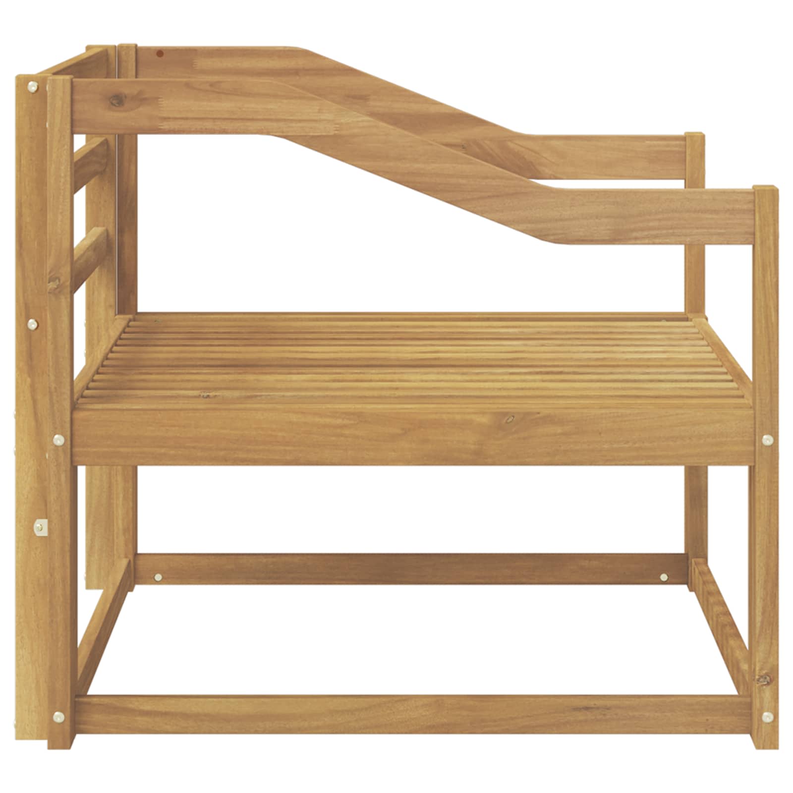 Buiten Midden Sofa Massief Acaciahout Wit is nu te koop bij PeponiXL, paradijselijk wonen!