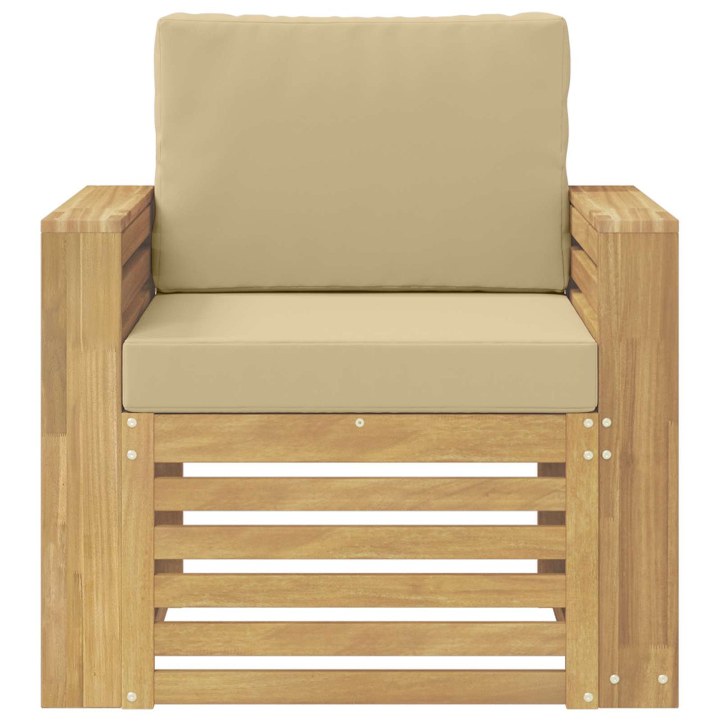 Buiten bankenset Polyester Wit