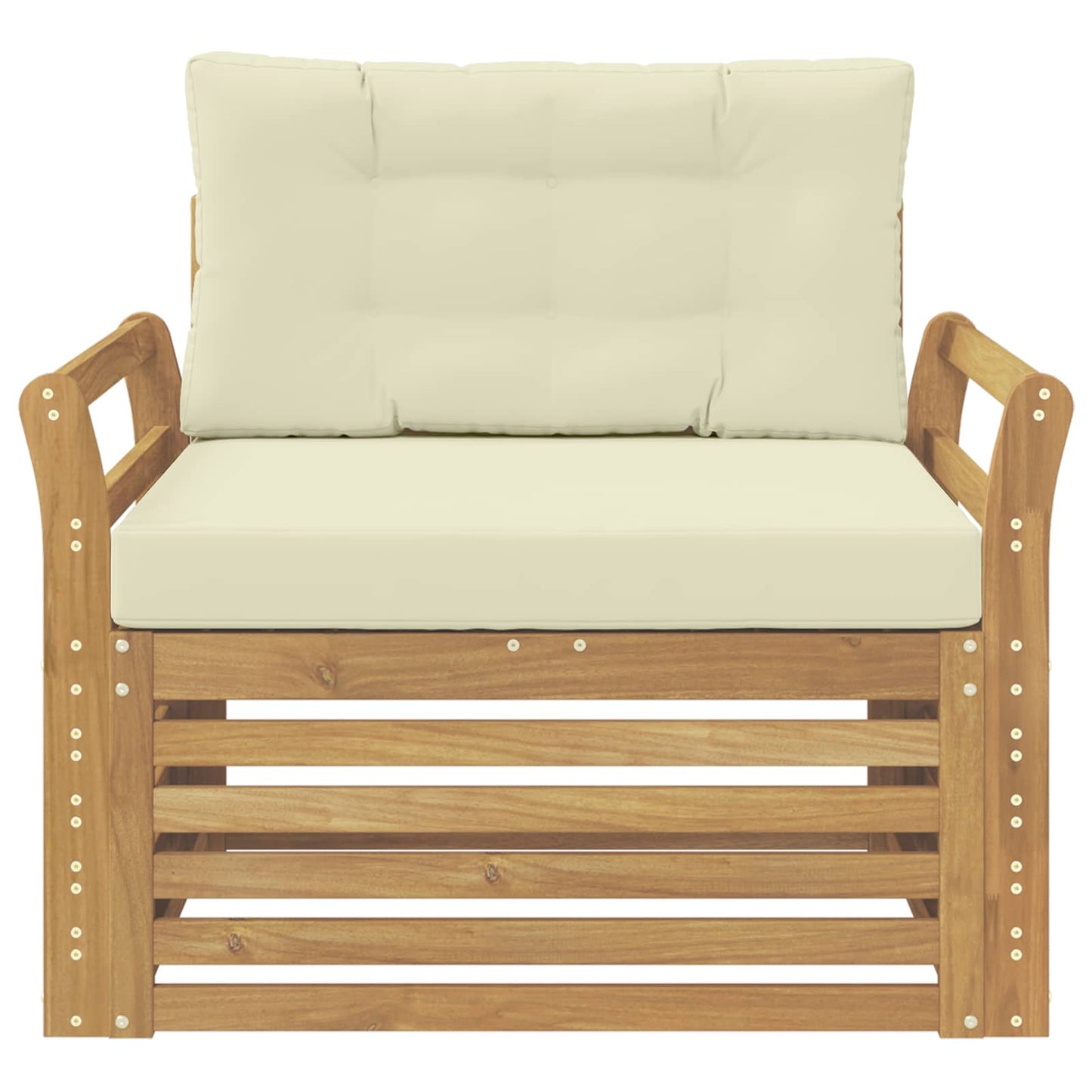 Tuinbank Polyester Wit