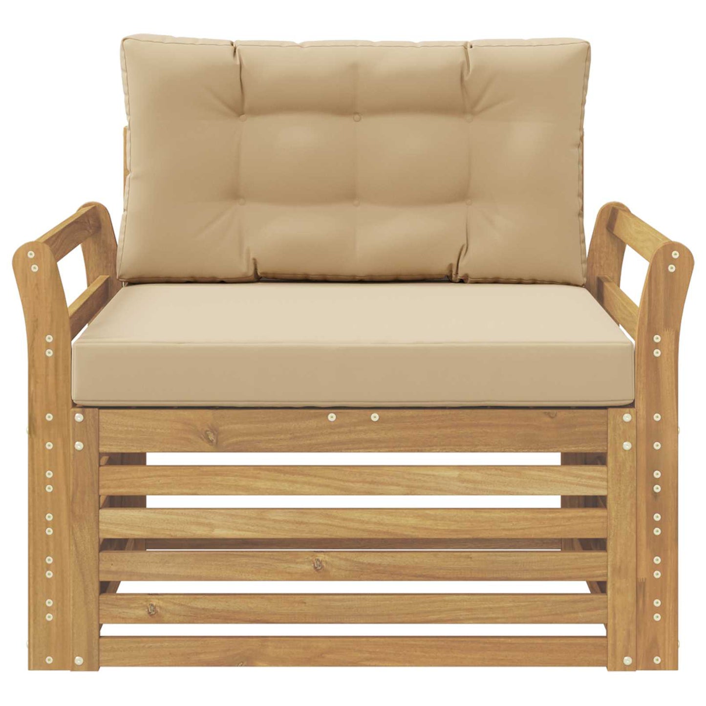 Tuinbank Polyester Wit