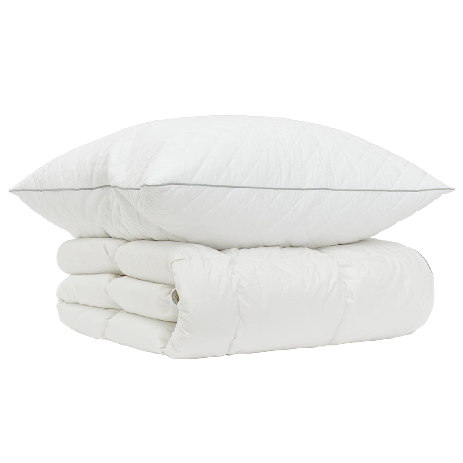 90% ganzen dons dekbedset FULDA 2 pcs 140 x 200 cm Winter Wit is nu te koop bij PeponiXL, paradijselijk wonen!