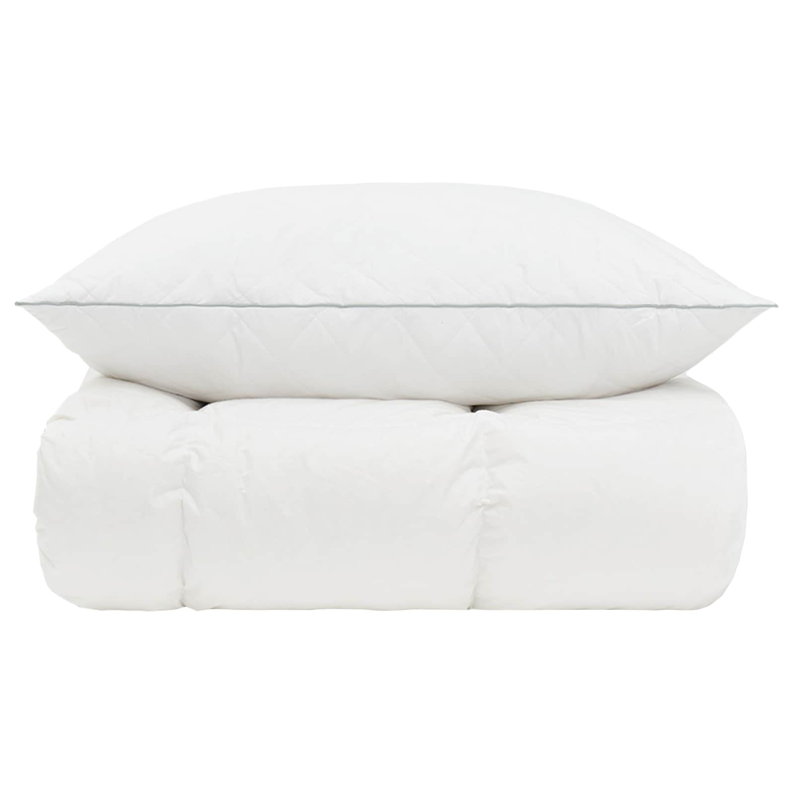 90% ganzen dons dekbedset FULDA 2 pcs 155 x 200 cm Winter Wit is nu te koop bij PeponiXL, paradijselijk wonen!