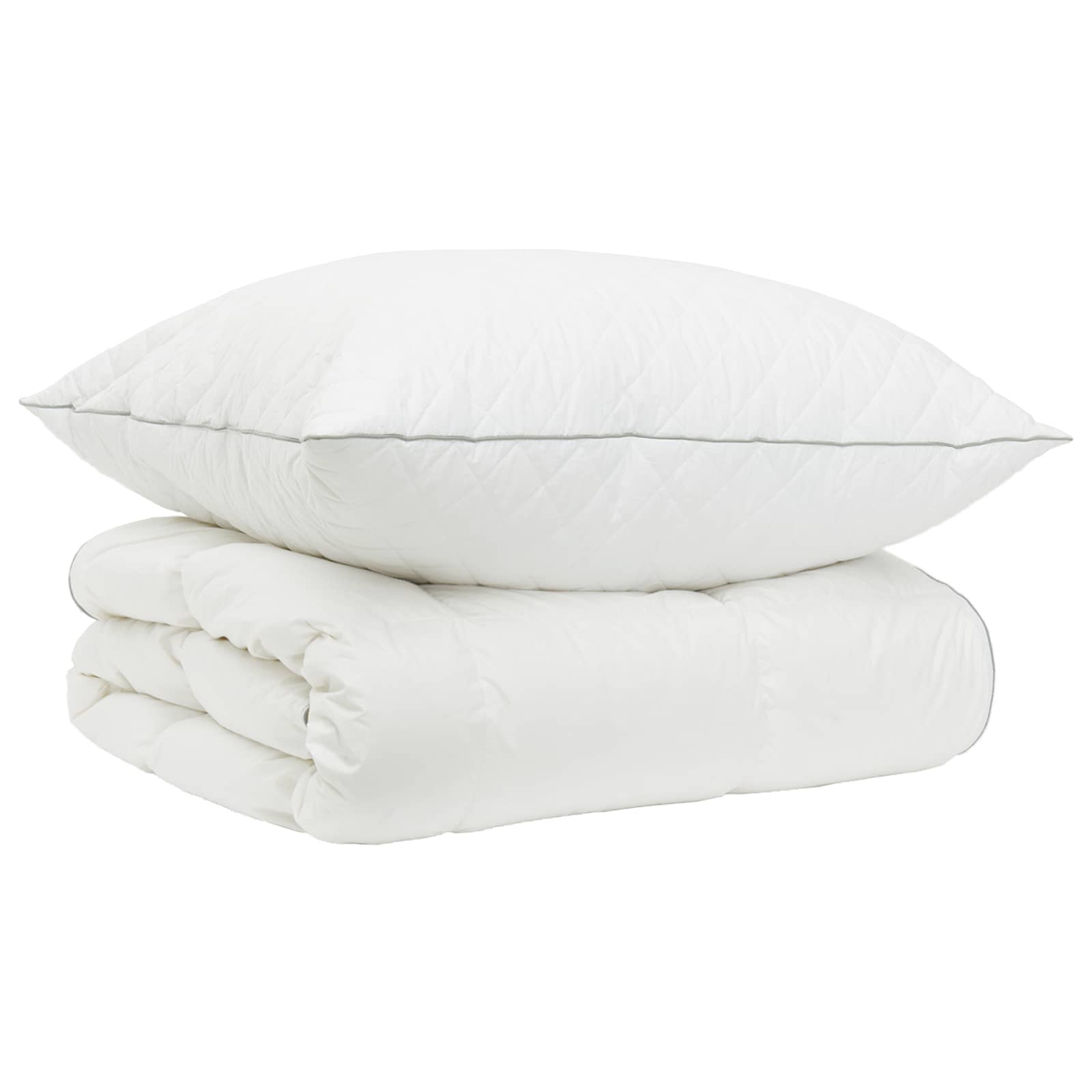 90% ganzen dons dekbedset FULDA 2 pcs 140 x 200 cm 310 GSM Wit is nu te koop bij PeponiXL, paradijselijk wonen!
