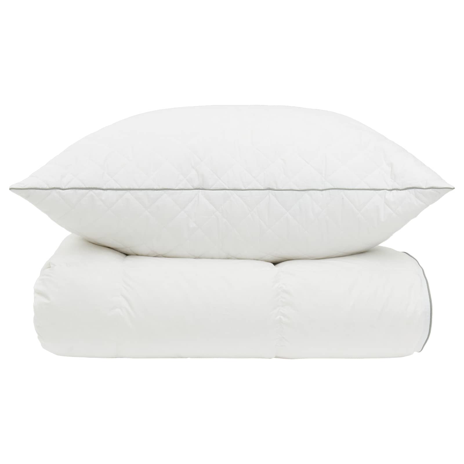 90% ganzen dons dekbedset FULDA 2 pcs 140 x 200 cm 310 GSM Wit is nu te koop bij PeponiXL, paradijselijk wonen!