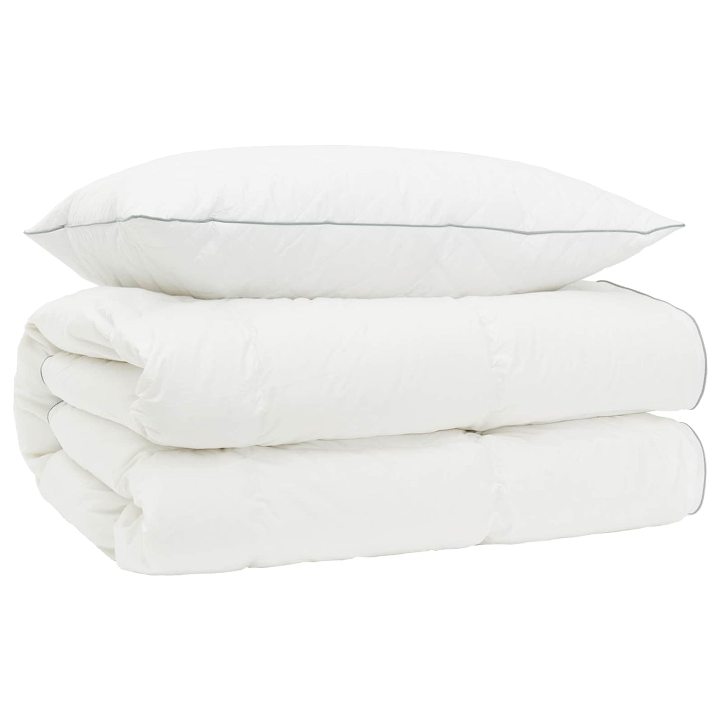 90% ganzen dons dekbedset FULDA 2 pcs 150 x 200 cm 310 GSM Wit is nu te koop bij PeponiXL, paradijselijk wonen!