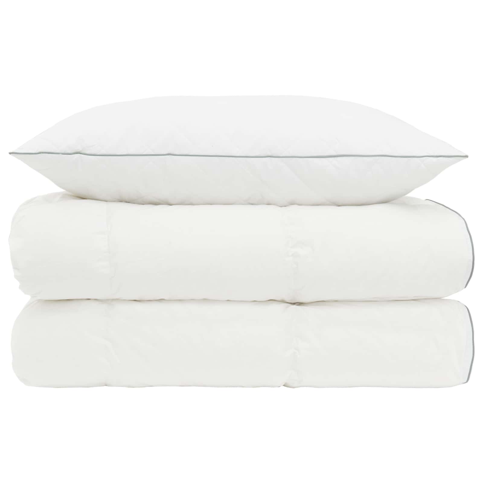 90% ganzen dons dekbedset FULDA 2 pcs 152 x 203 cm 310 GSM Wit is nu te koop bij PeponiXL, paradijselijk wonen!
