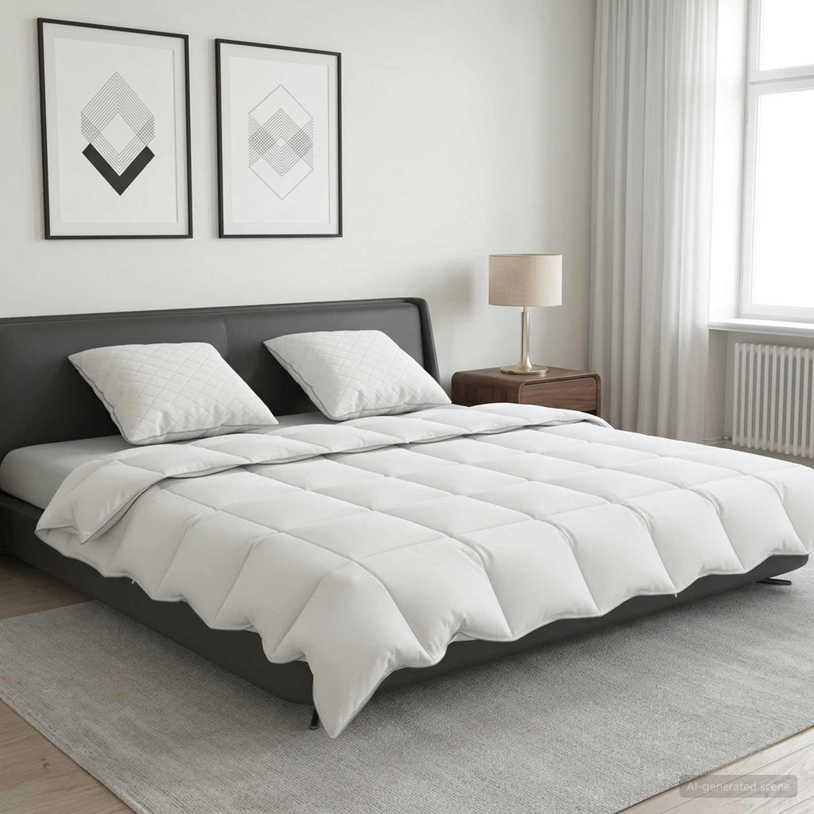 90% ganzen dons dekbedset FULDA 3 pcs 200 x 200 cm Zomer Wit is nu te koop bij PeponiXL, paradijselijk wonen!