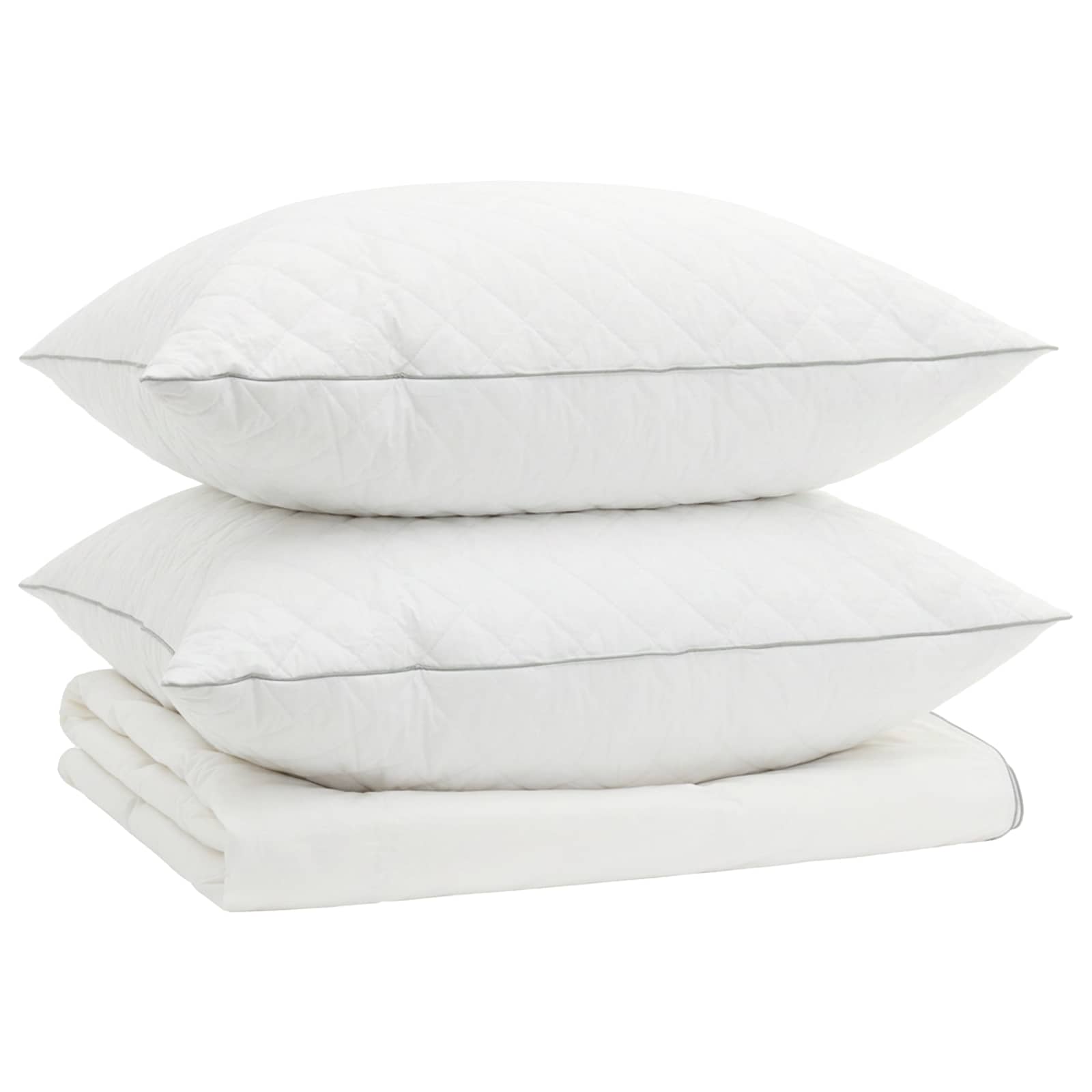 90% ganzen dons dekbedset FULDA 3 pcs 200 x 240 cm Zomer Wit is nu te koop bij PeponiXL, paradijselijk wonen!
