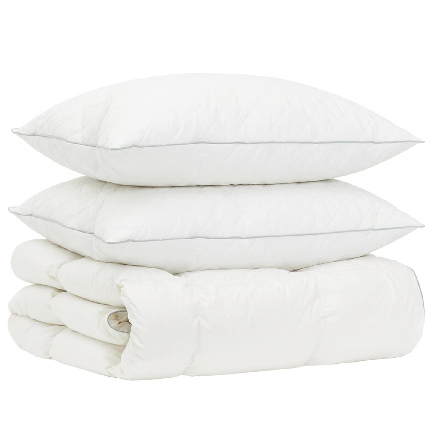 90% ganzen dons dekbedset FULDA 3 pcs 135 x 220 cm Winter Wit is nu te koop bij PeponiXL, paradijselijk wonen!