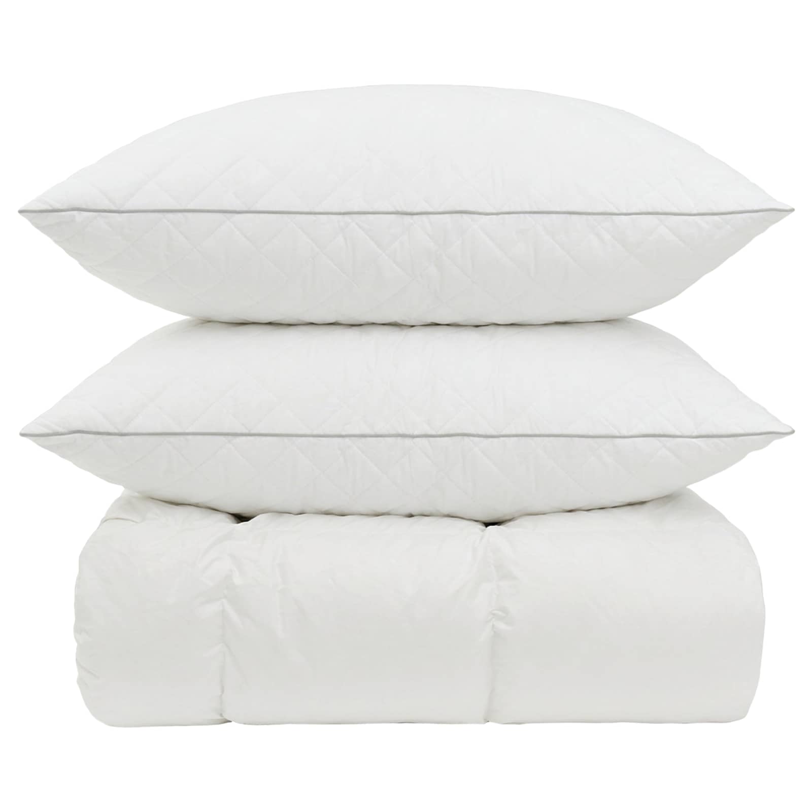 90% ganzen dons dekbedset FULDA 3 pcs 135 x 220 cm Winter Wit is nu te koop bij PeponiXL, paradijselijk wonen!