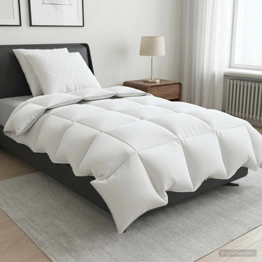 90% ganzen dons dekbedset FULDA 3 st 140 x 220 cm Winter Wit is nu te koop bij PeponiXL, paradijselijk wonen!