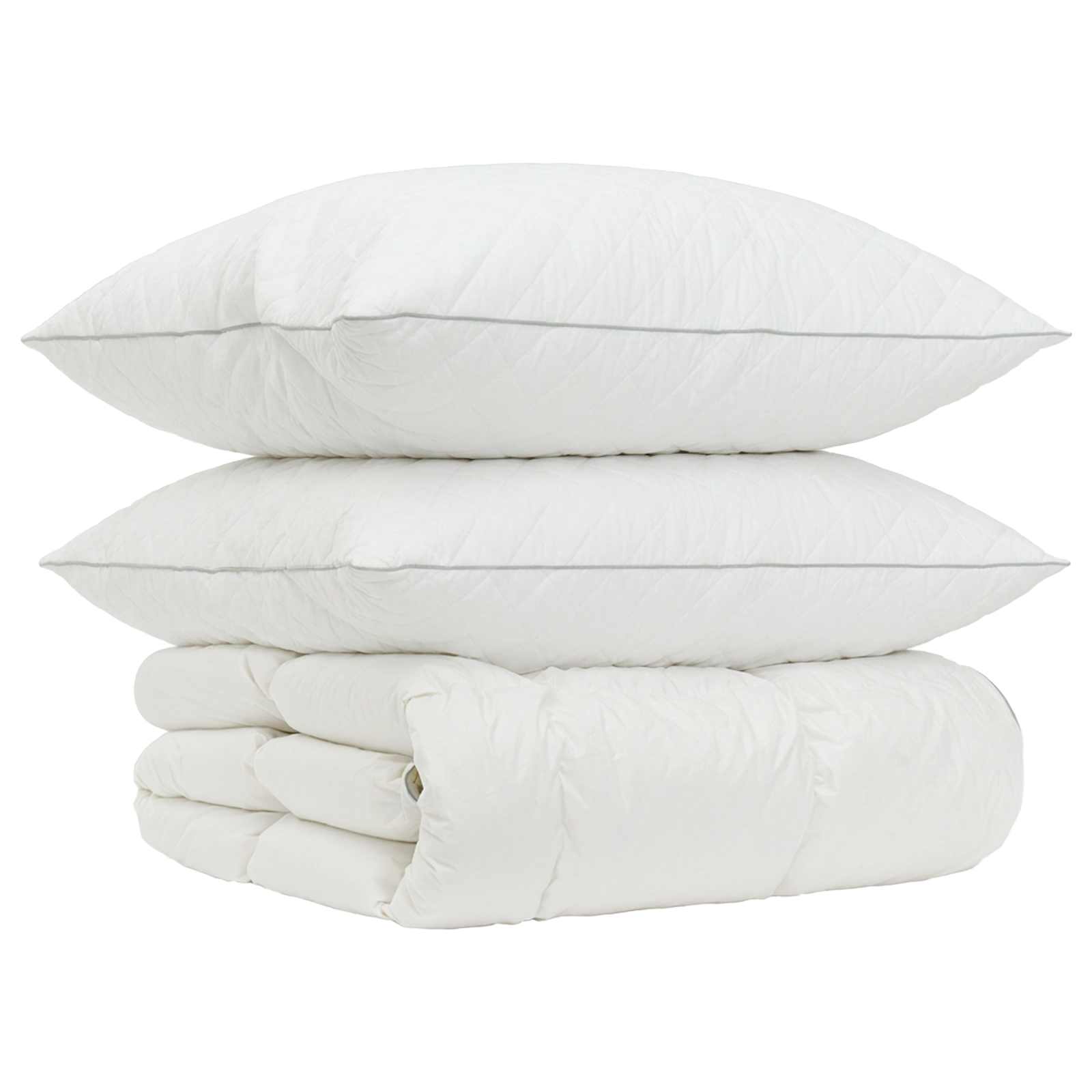 90% ganzen dons dekbedset FULDA 3 pcs 155 x 220 cm Winter Wit is nu te koop bij PeponiXL, paradijselijk wonen!
