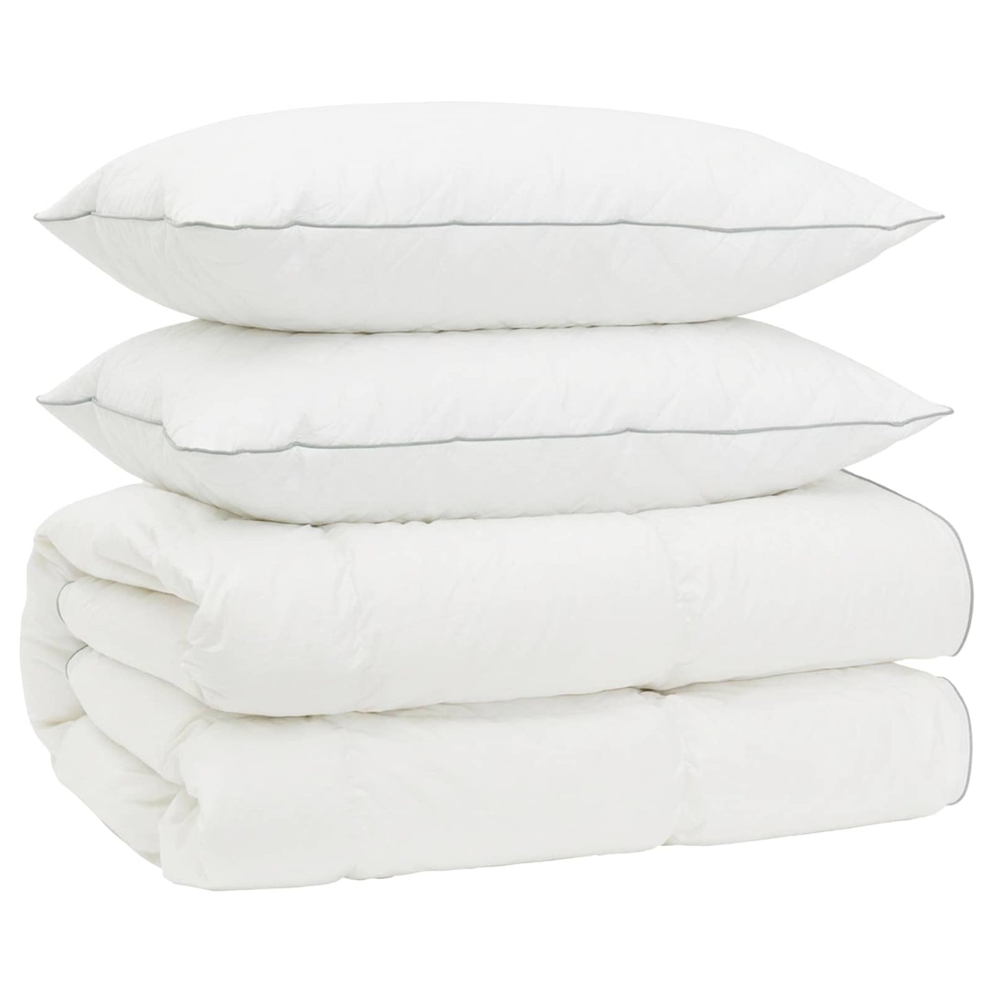 90% ganzen dons dekbedset FULDA 3 pcs 135 x 220 cm 310 GSM Wit is nu te koop bij PeponiXL, paradijselijk wonen!