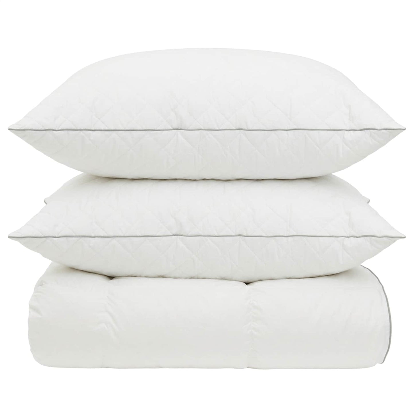 90% ganzen dons dekbedset FULDA 3 pcs 135 x 220 cm 310 GSM Wit is nu te koop bij PeponiXL, paradijselijk wonen!