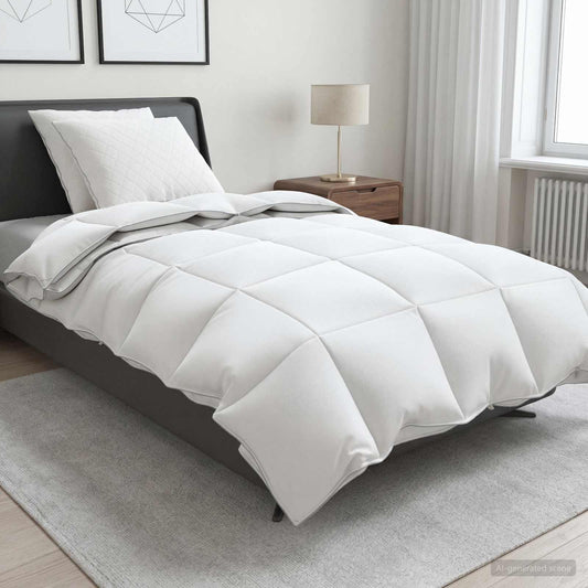 90% ganzen dons dekbedset FULDA 3 st 140 x 220 cm 310 GSM Wit is nu te koop bij PeponiXL, paradijselijk wonen!