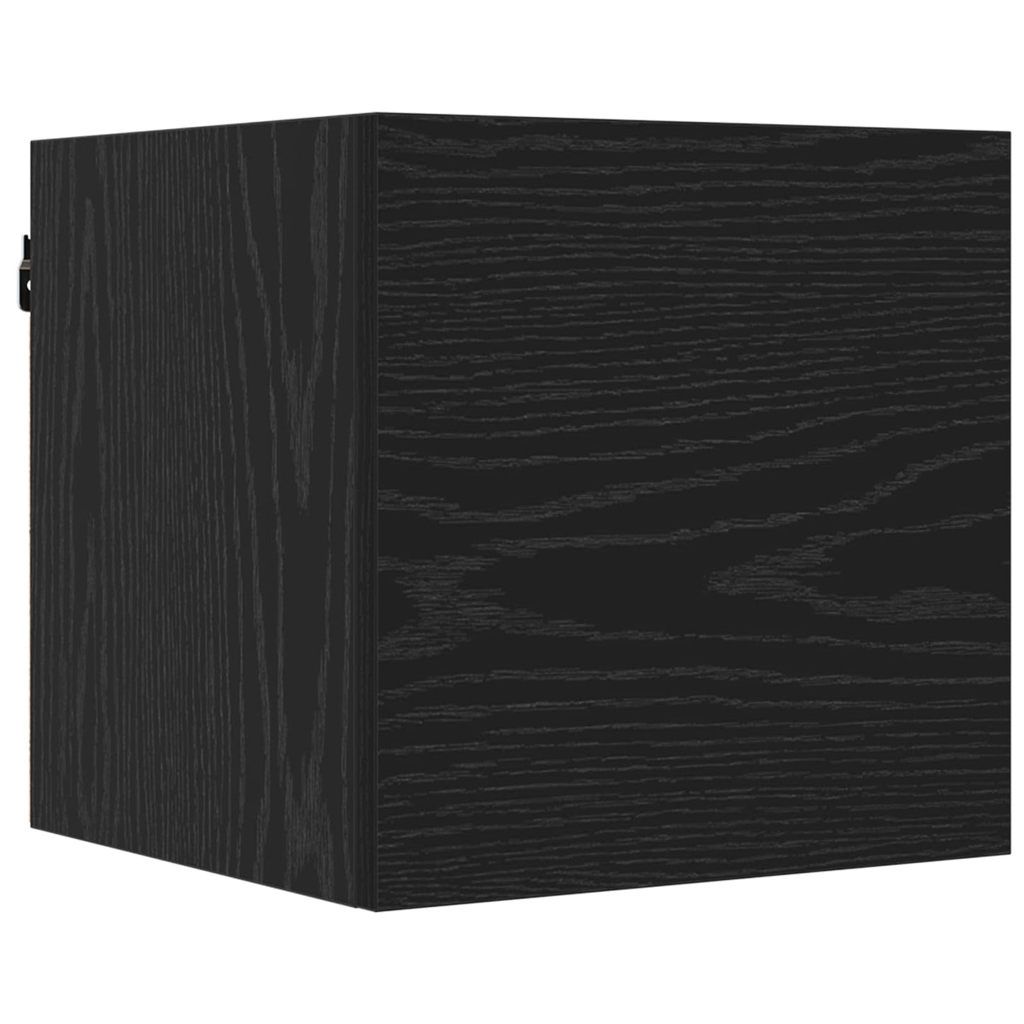 Tv-meubelset Wandgemonteerd 7-delig Zwart eiken Bewerkt hout is nu te koop bij PeponiXL, paradijselijk wonen!