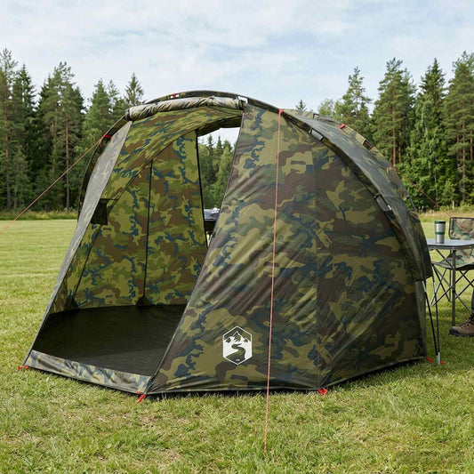 Vis tent Snelle Vrijgave -persoons 5-persoons Lichte Camouflage is nu te koop bij PeponiXL, paradijselijk wonen!