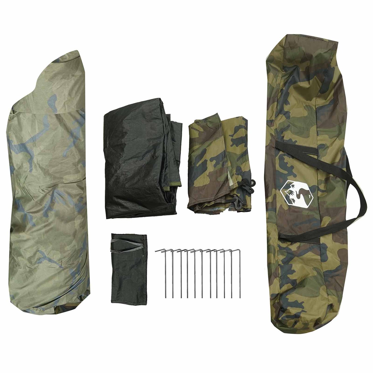 Vis tent Snelle Vrijgave 4-persoons Lichte Camouflage