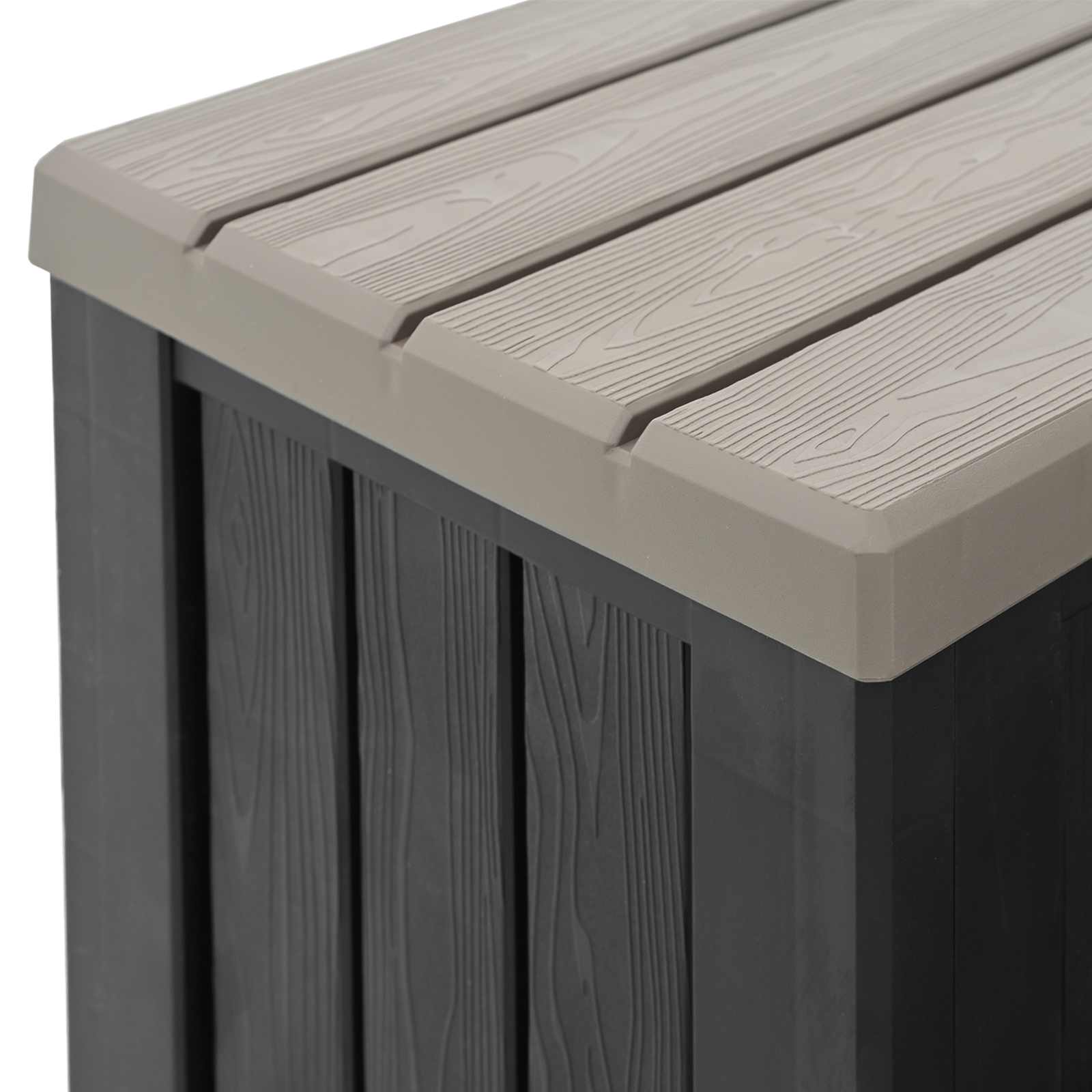 Hottub-opstap met Opbergruimte 2-traps Bruin en Grijs PP is nu te koop bij PeponiXL, paradijselijk wonen!