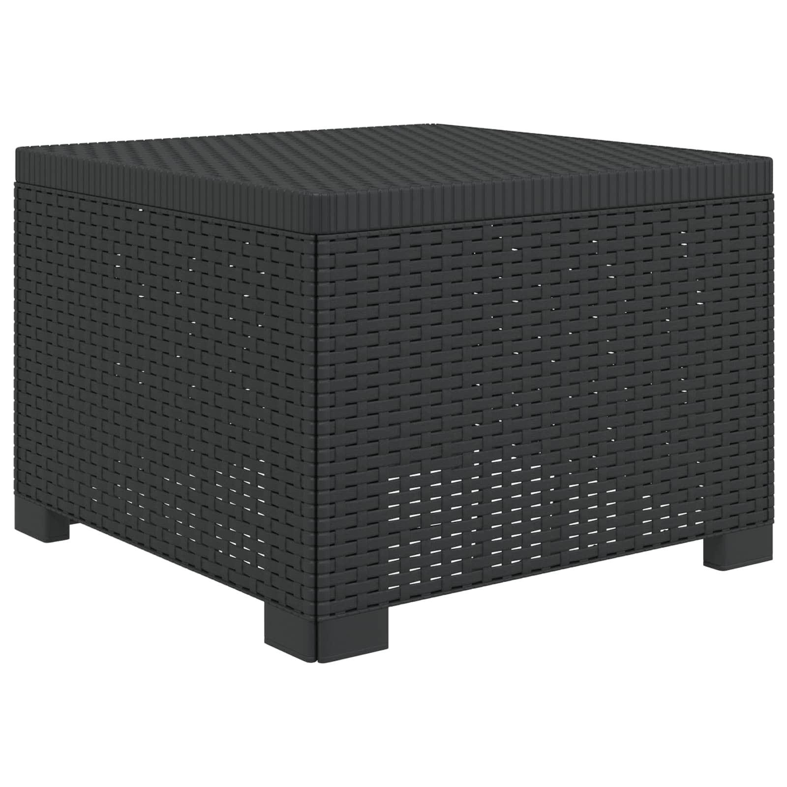 5-Zits Tuin Sofa met Kussens Rattan Look PP Antraciet is nu te koop bij PeponiXL, paradijselijk wonen!