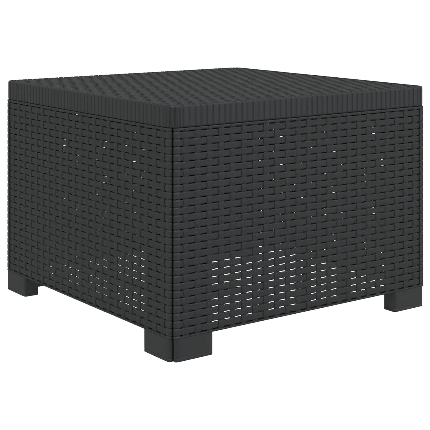 5-Zits Tuin Sofa met Kussens Rattan Look PP Antraciet is nu te koop bij PeponiXL, paradijselijk wonen!