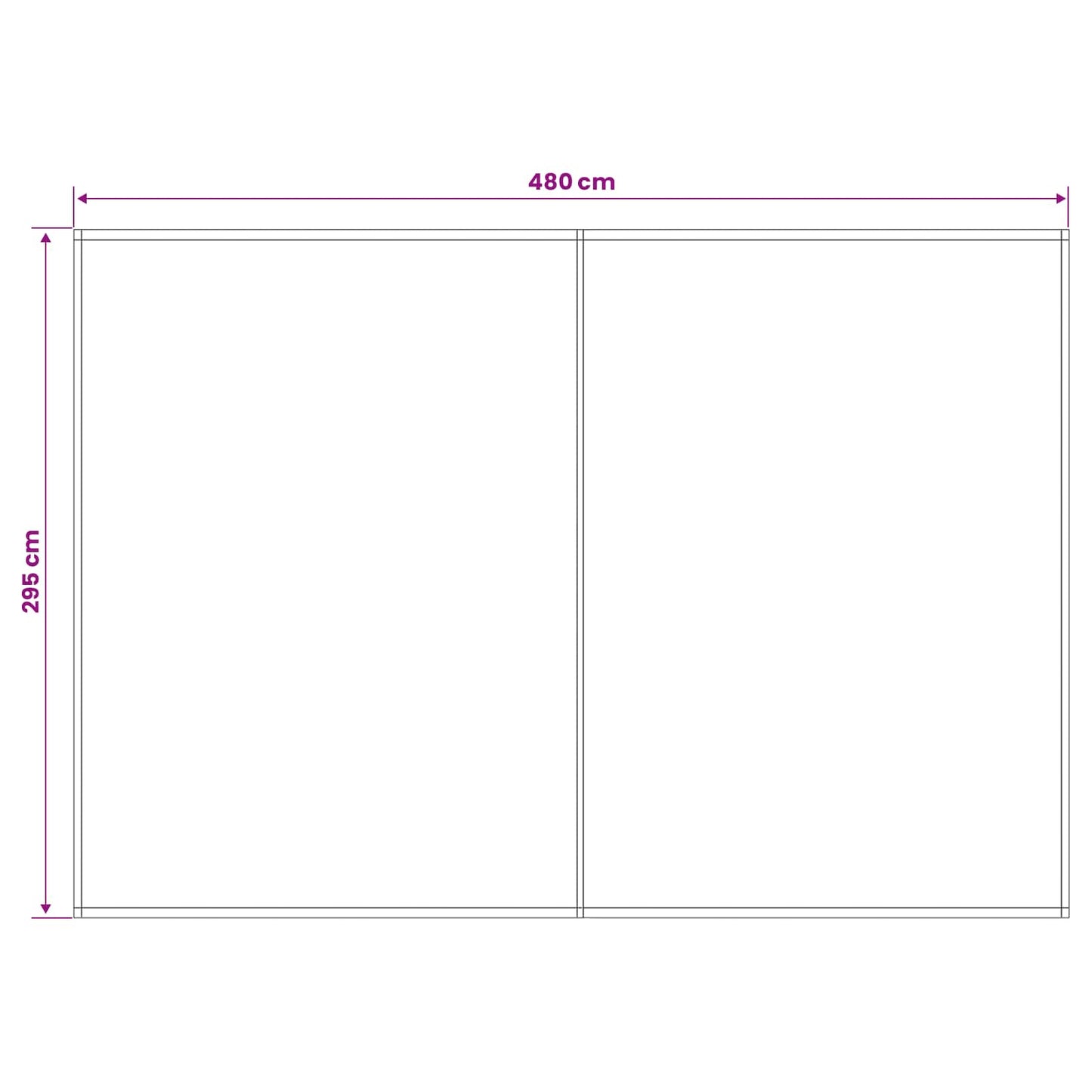 Vervangingsdoek voor zonnescherm Geel en Wit 500 × 300 cm is nu te koop bij PeponiXL, paradijselijk wonen!