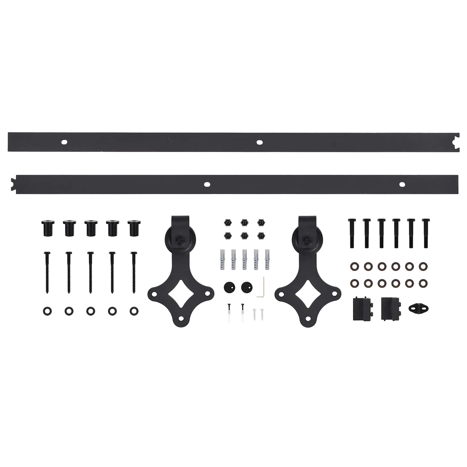 Schuifdeur 2 pcs 80 x 210 cm Massief grenenhout is nu te koop bij PeponiXL, paradijselijk wonen!