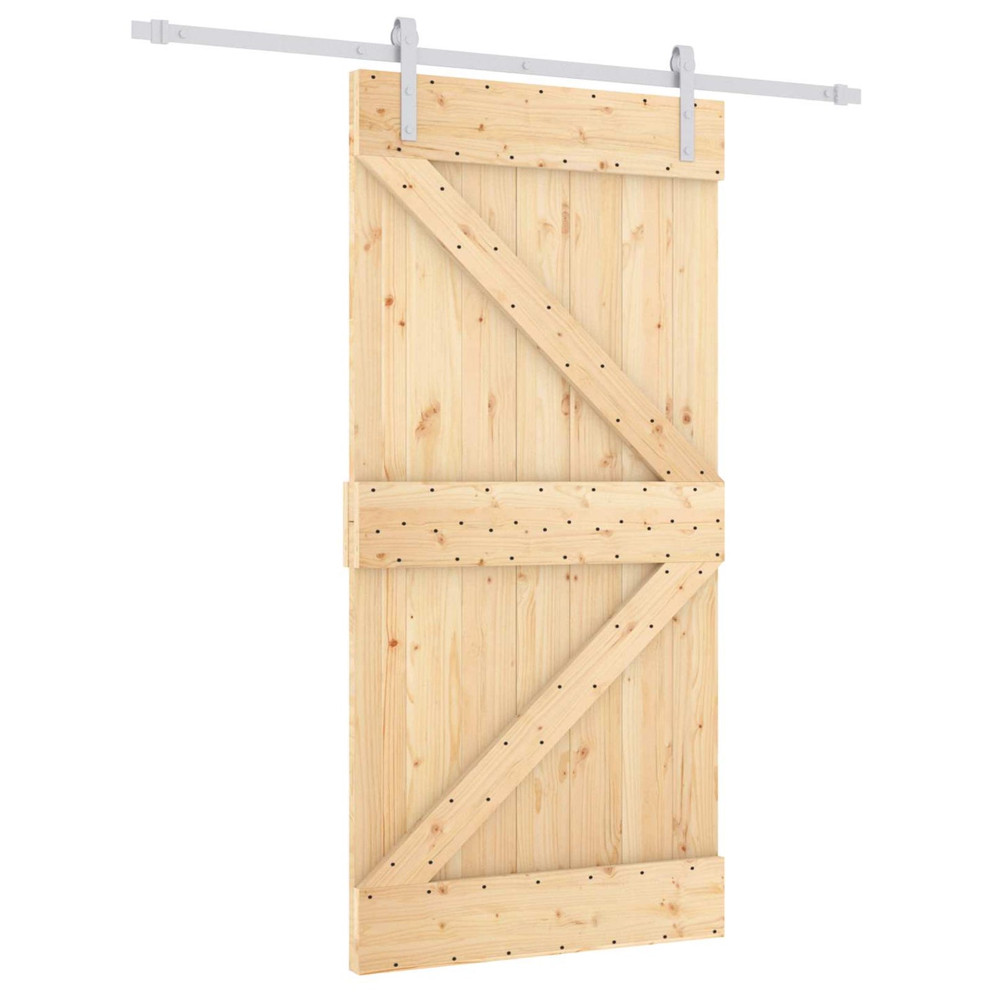 Schuifdeur Natuurlijk en Wit 100 x 210 cm Massief grenenhout is nu te koop bij PeponiXL, paradijselijk wonen!