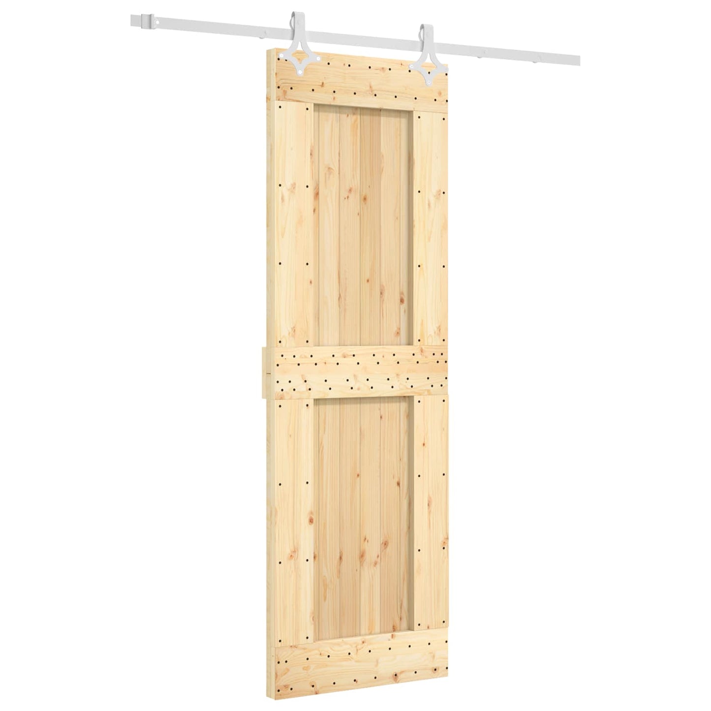 Schuifdeur Natuurlijk en Wit 70 x 210 cm Massief Grenenhout is nu te koop bij PeponiXL, paradijselijk wonen!