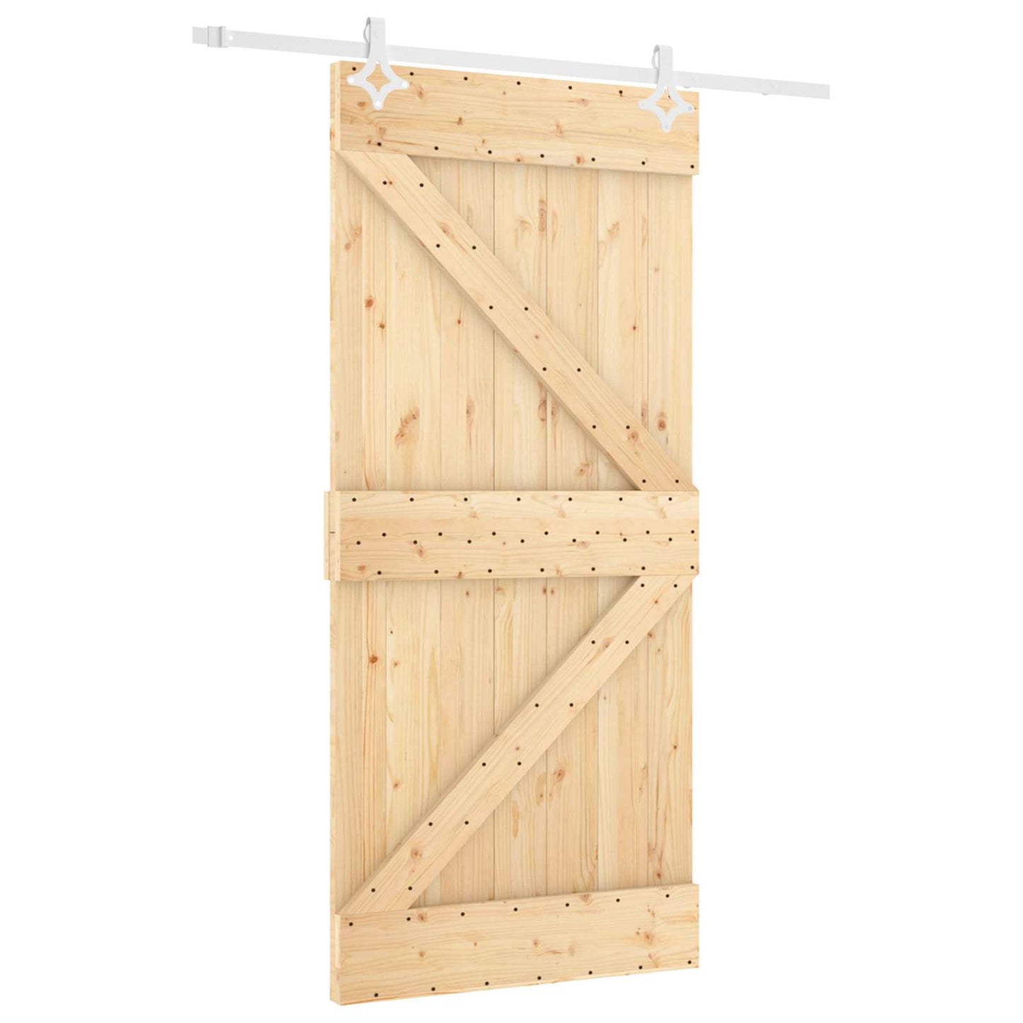 Schuifdeur Natuurlijk en Wit 100 x 210 cm Massief grenenhout is nu te koop bij PeponiXL, paradijselijk wonen!