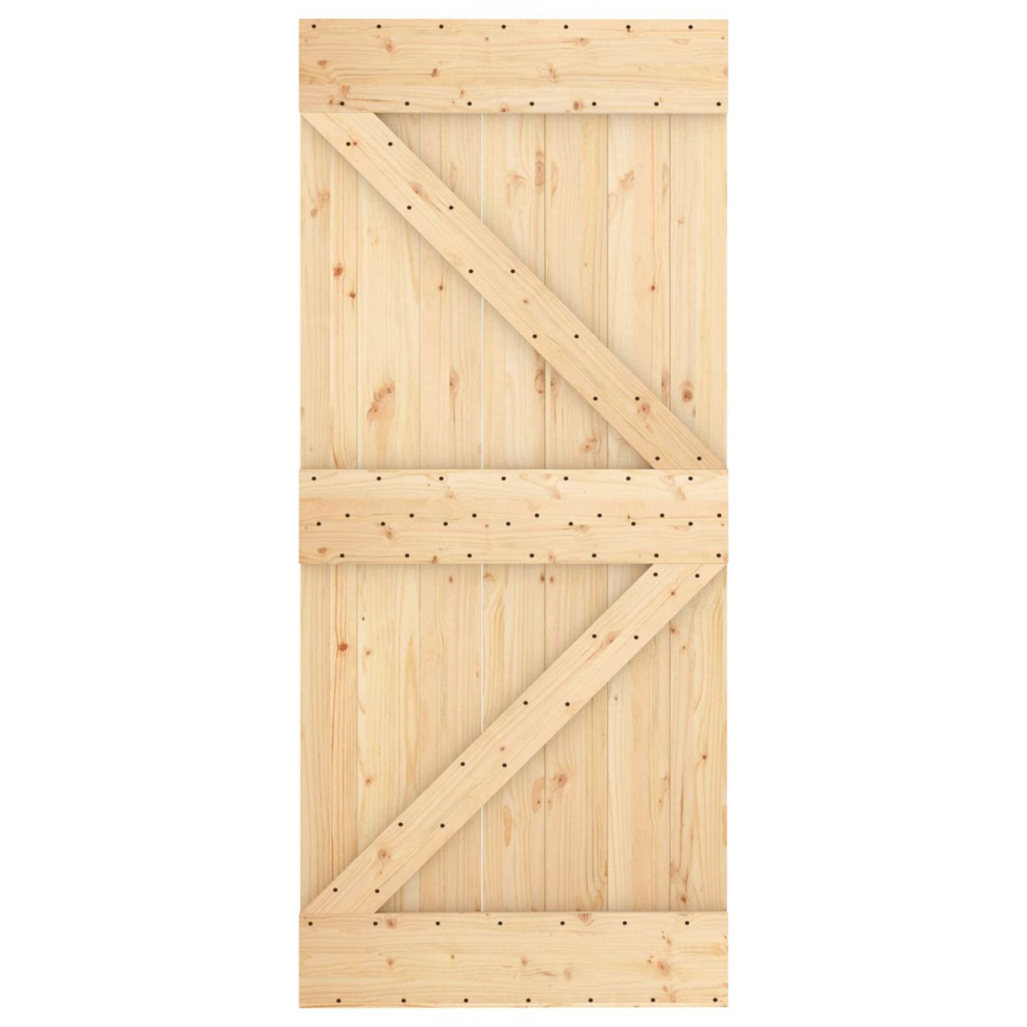 Schuifdeur Natuurlijk en Wit 90 x 210 cm Massief grenenhout is nu te koop bij PeponiXL, paradijselijk wonen!