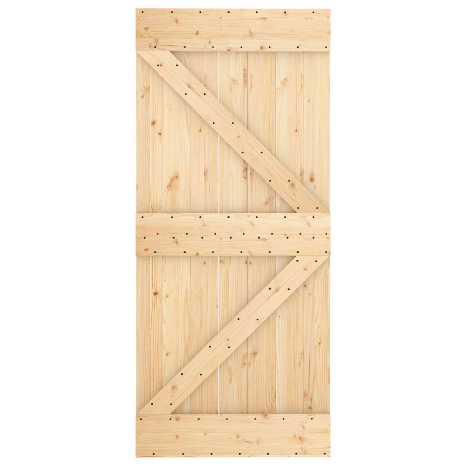 Schuifdeur Natuurlijk en Wit 90 x 210 cm Massief grenenhout is nu te koop bij PeponiXL, paradijselijk wonen!