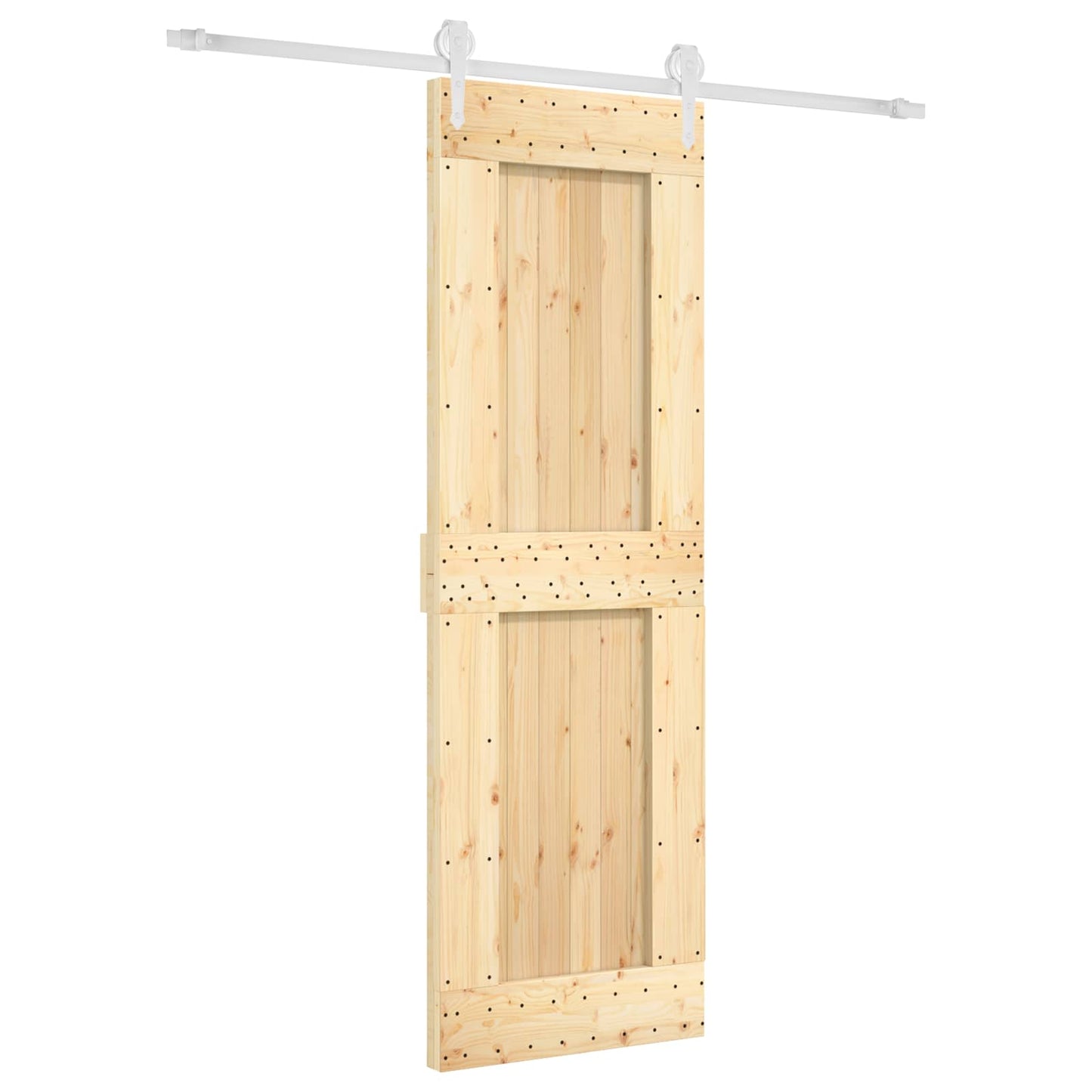 Schuifdeur Natuurlijk en Wit 70 x 210 cm Massief Grenenhout is nu te koop bij PeponiXL, paradijselijk wonen!