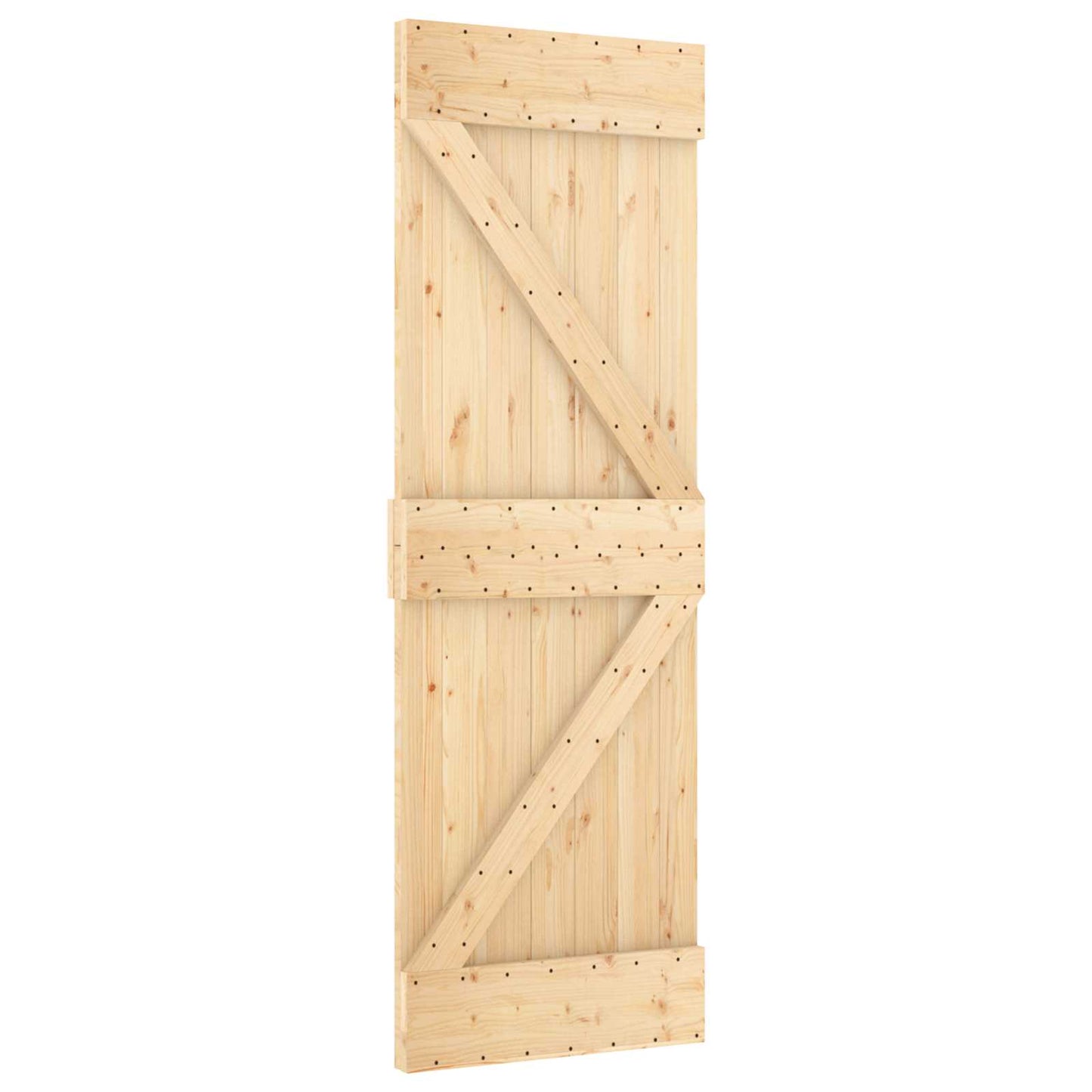 Schuifdeur NARVIK Naturel en Zwart 70 x 210 cm (213,5 cm) is nu te koop bij PeponiXL, paradijselijk wonen!